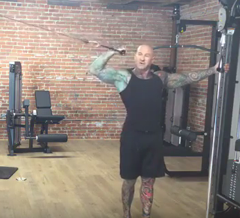 One arm high online cable curl