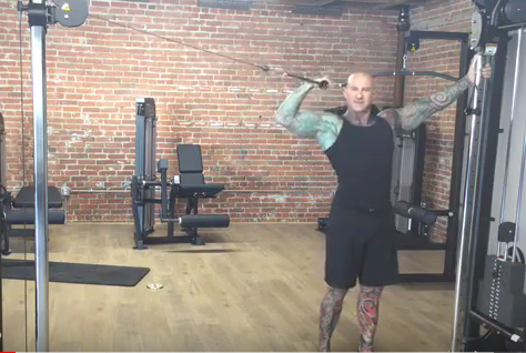 High pulley online curls