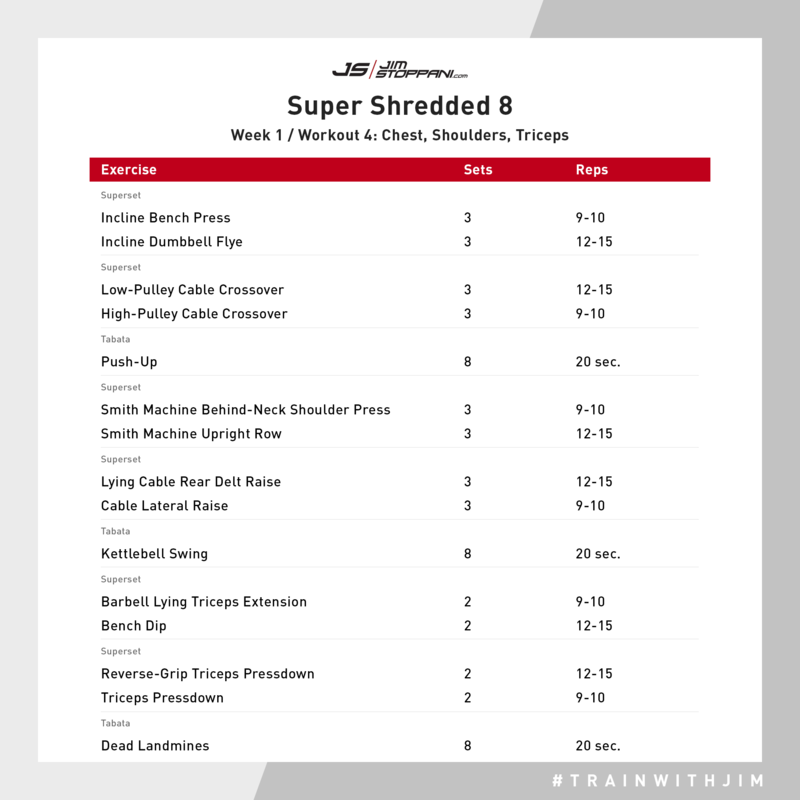 super-shredded-8-ss8-program-overview