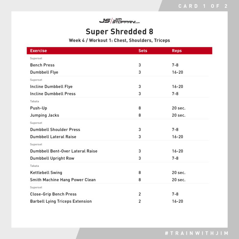 Super Shredded 8 (SS8) Program Overview